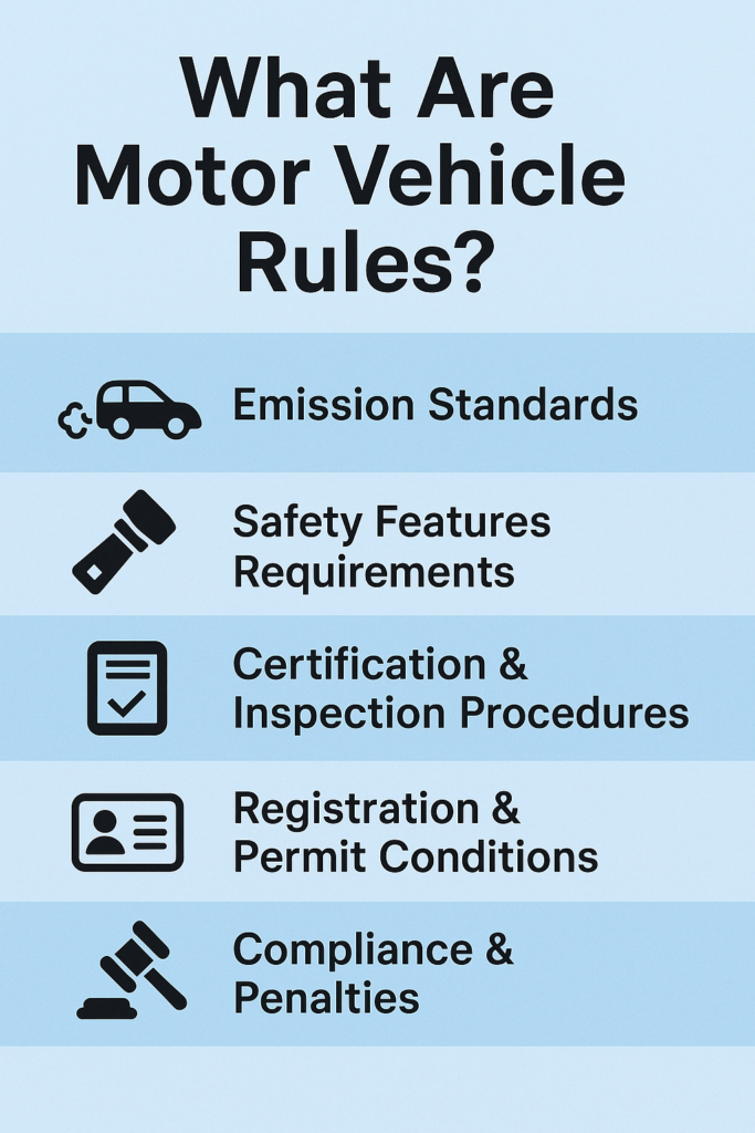 What Are Motor Vehicle Rules?
