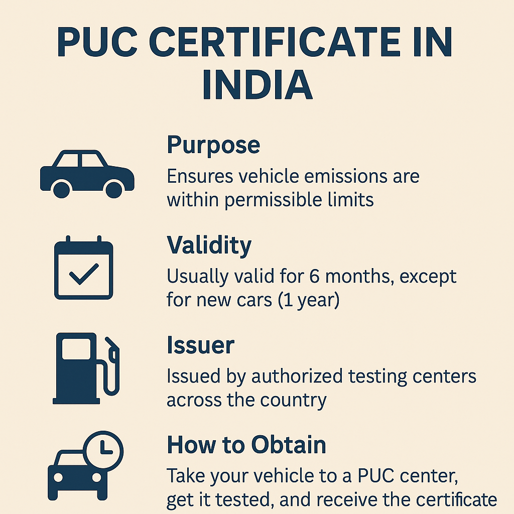 PUC Certificate in India