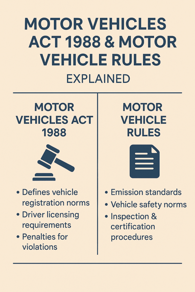 Motor Vehicles Act 1988